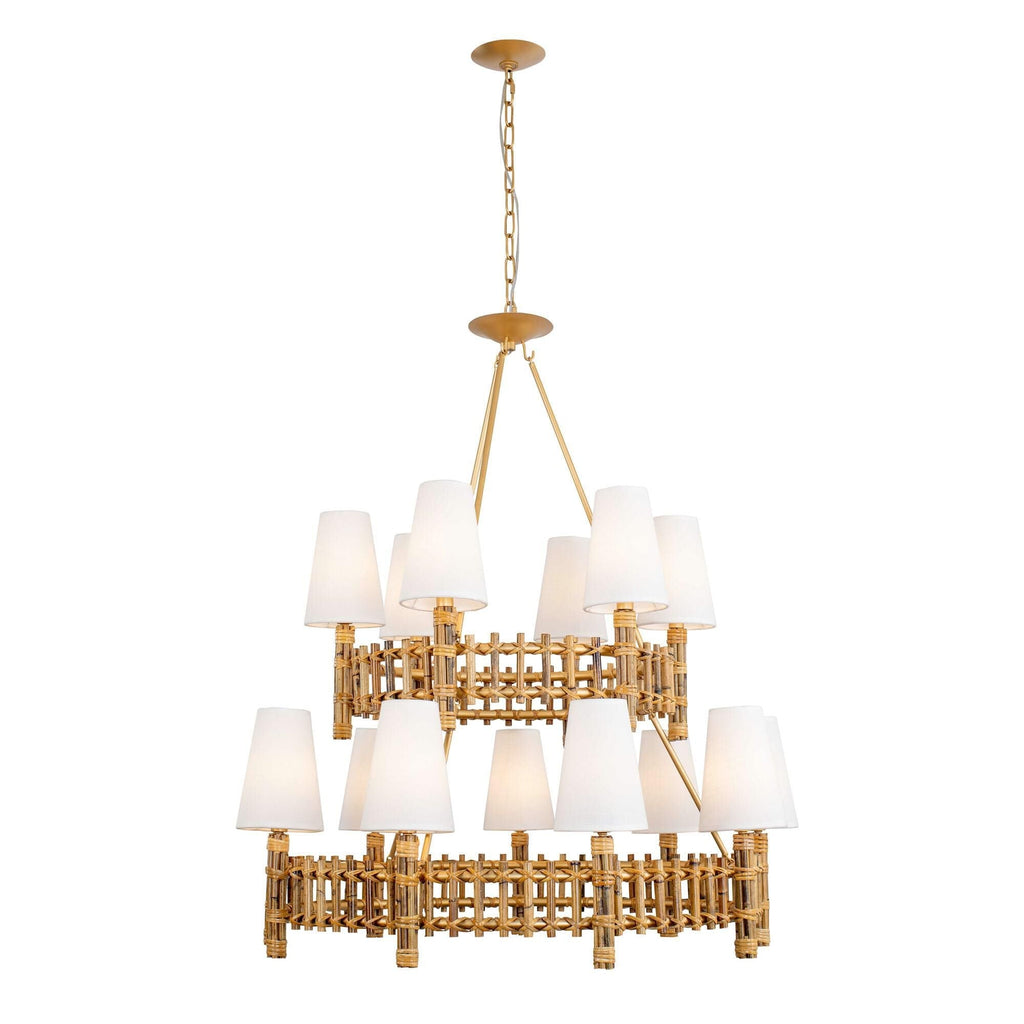Varaluz Nevis 36 Inch 15 Light Led Chandelier Cp757035