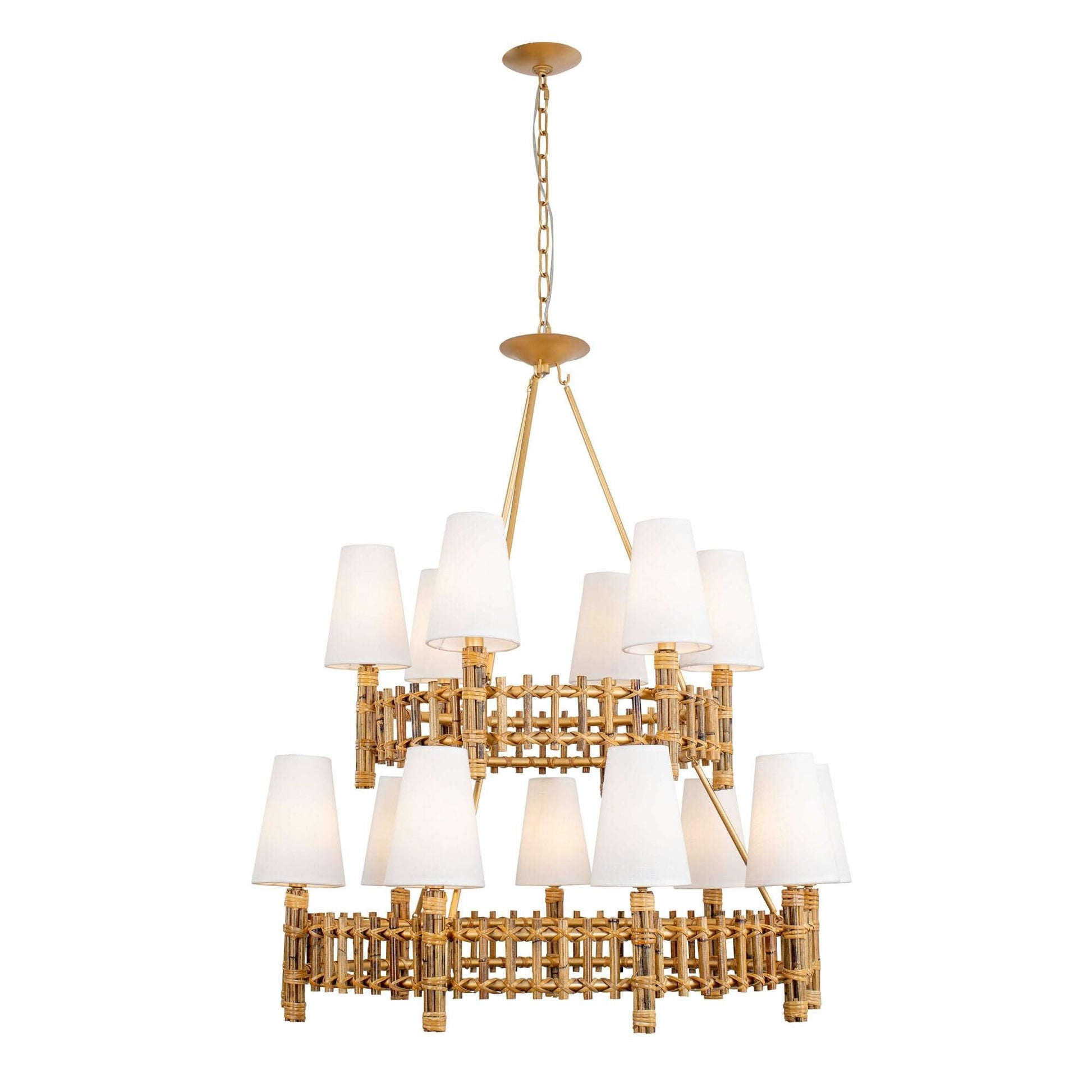 Varaluz Nevis 36 Inch 15 Light Led Chandelier Cp757035