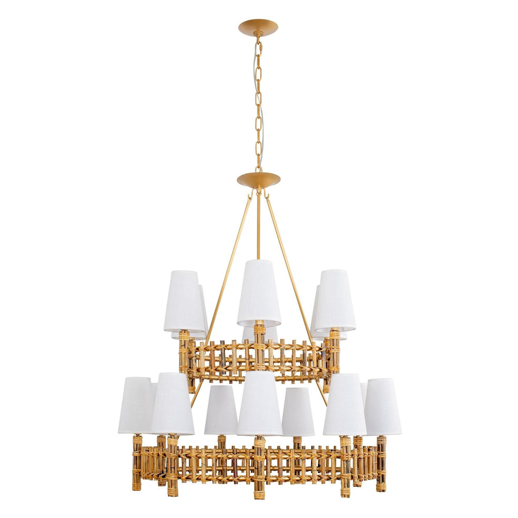 Varaluz Nevis 36 Inch 15 Light Led Chandelier Cp757035