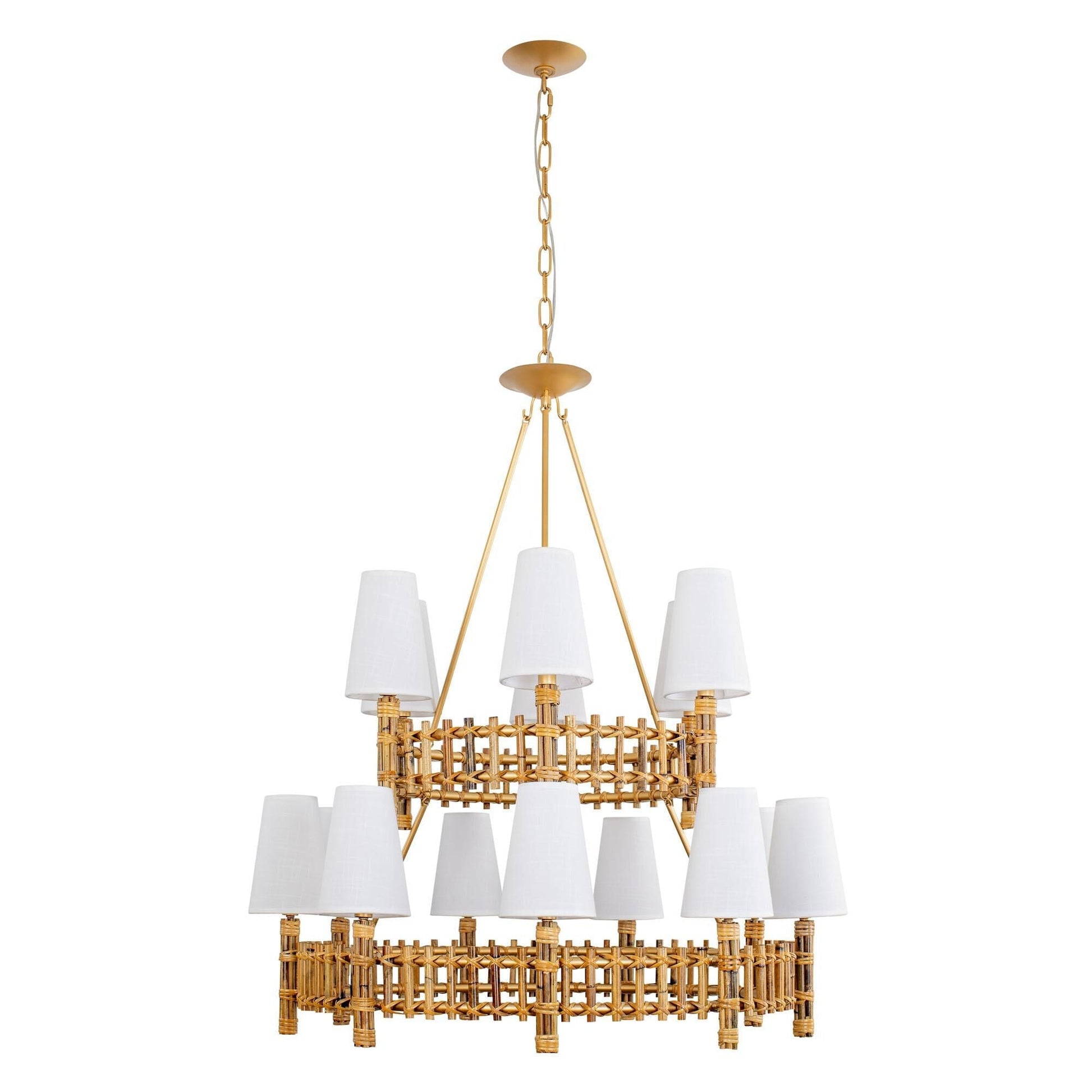 Varaluz Nevis 36 Inch 15 Light Led Chandelier Cp757035