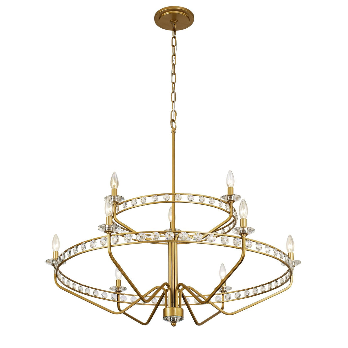 Varaluz Monroe 40 Inch 9 Light Chandelier Cp749240