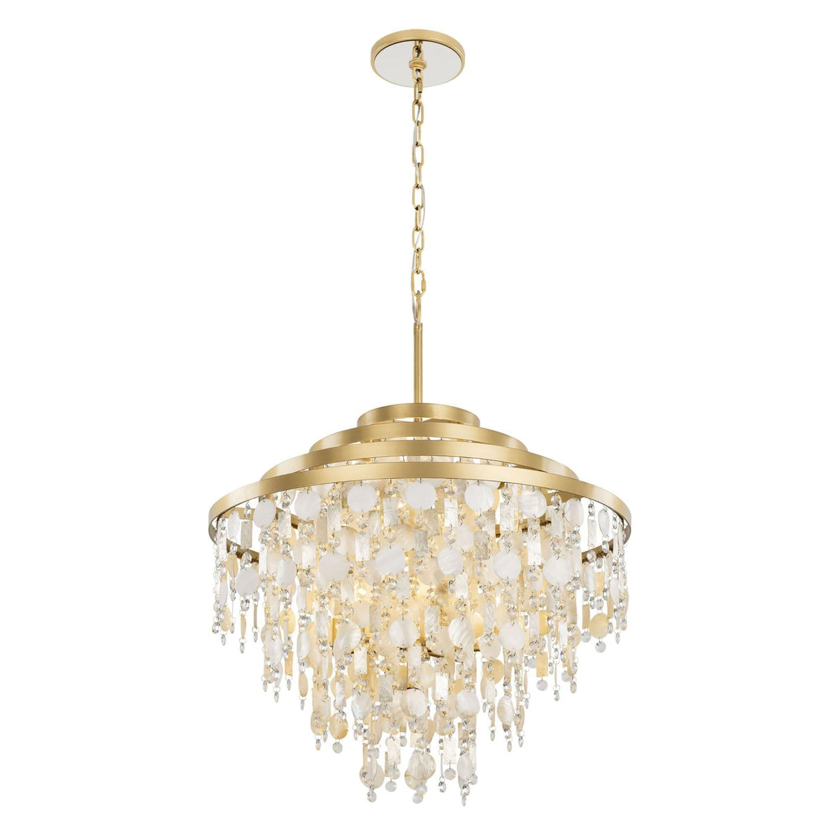 Varaluz Kalani 28 Inch 10 Light Chandelier Cp782854