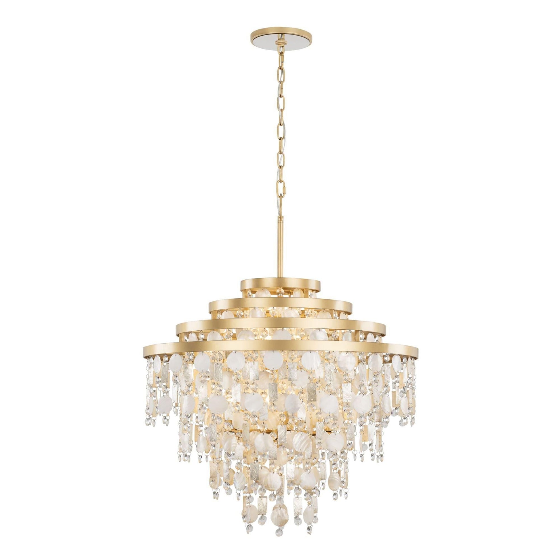 Varaluz Kalani 28 Inch 10 Light Chandelier Cp782854