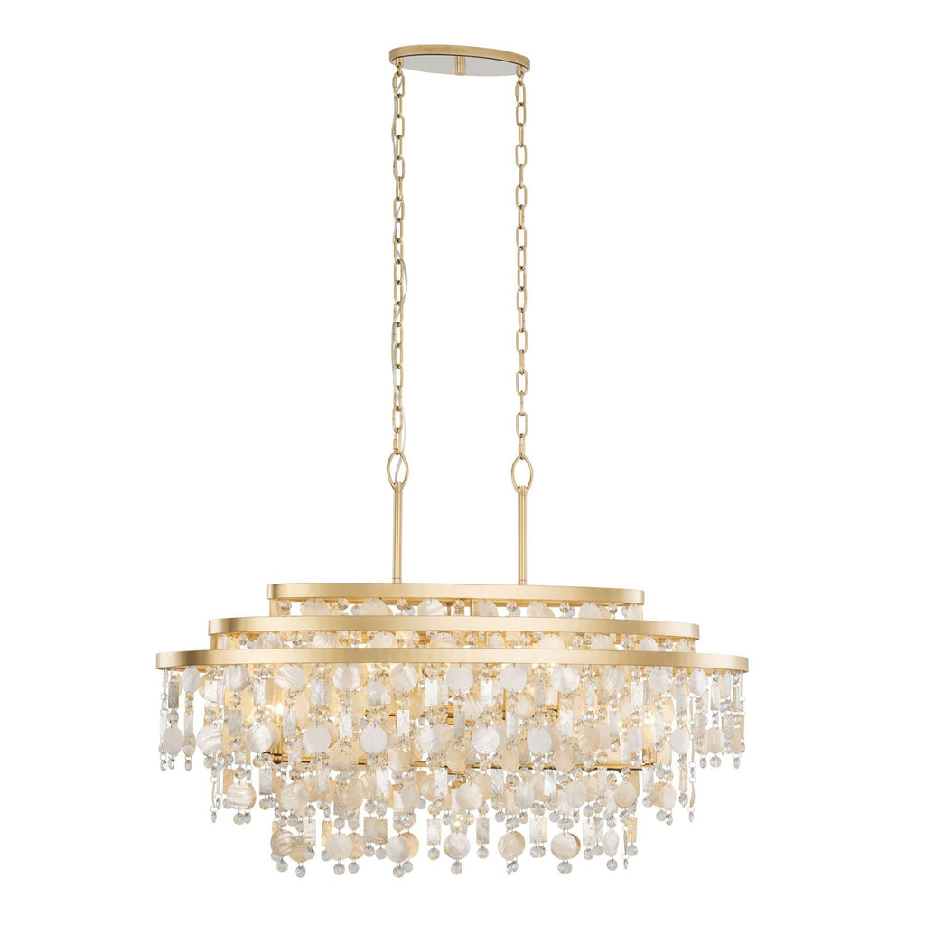Varaluz Kalani 42 Inch 9 Light Linear Suspension Light Cp782896