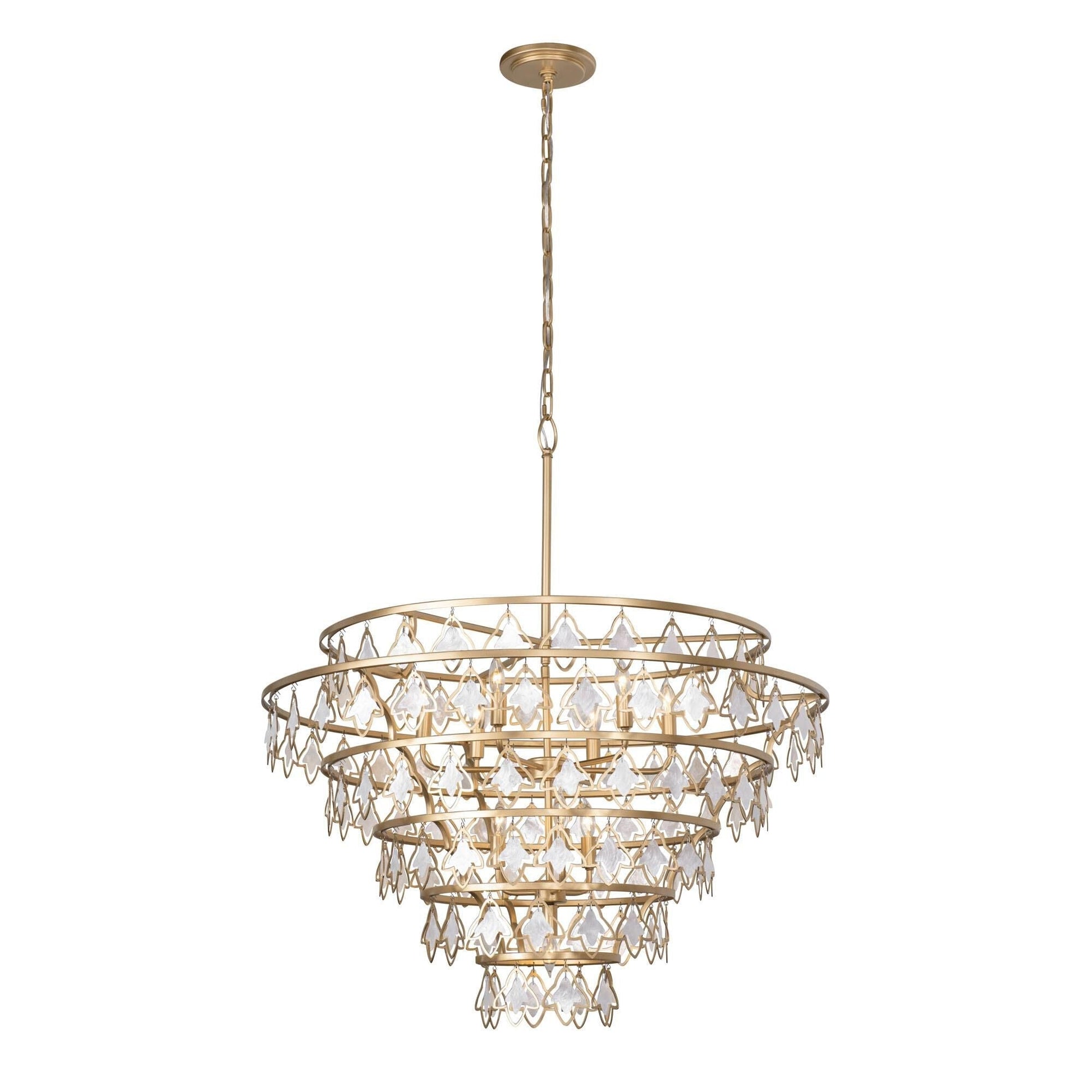 Varaluz Fleur 36 Inch 10 Light Chandelier Cp791455