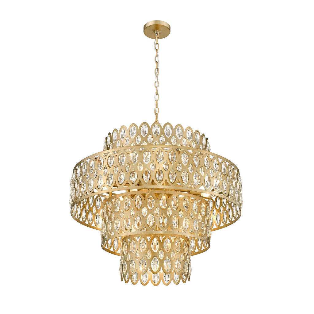 Z Lite Dealey 25 Inch 13 Light Chandelier Cp777274