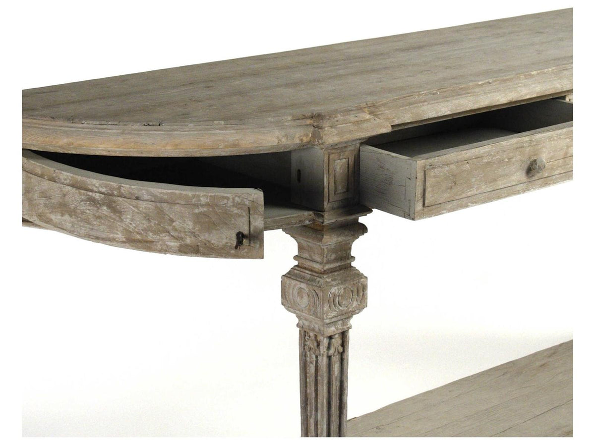 Rock Ford Distressed Brown Console Table