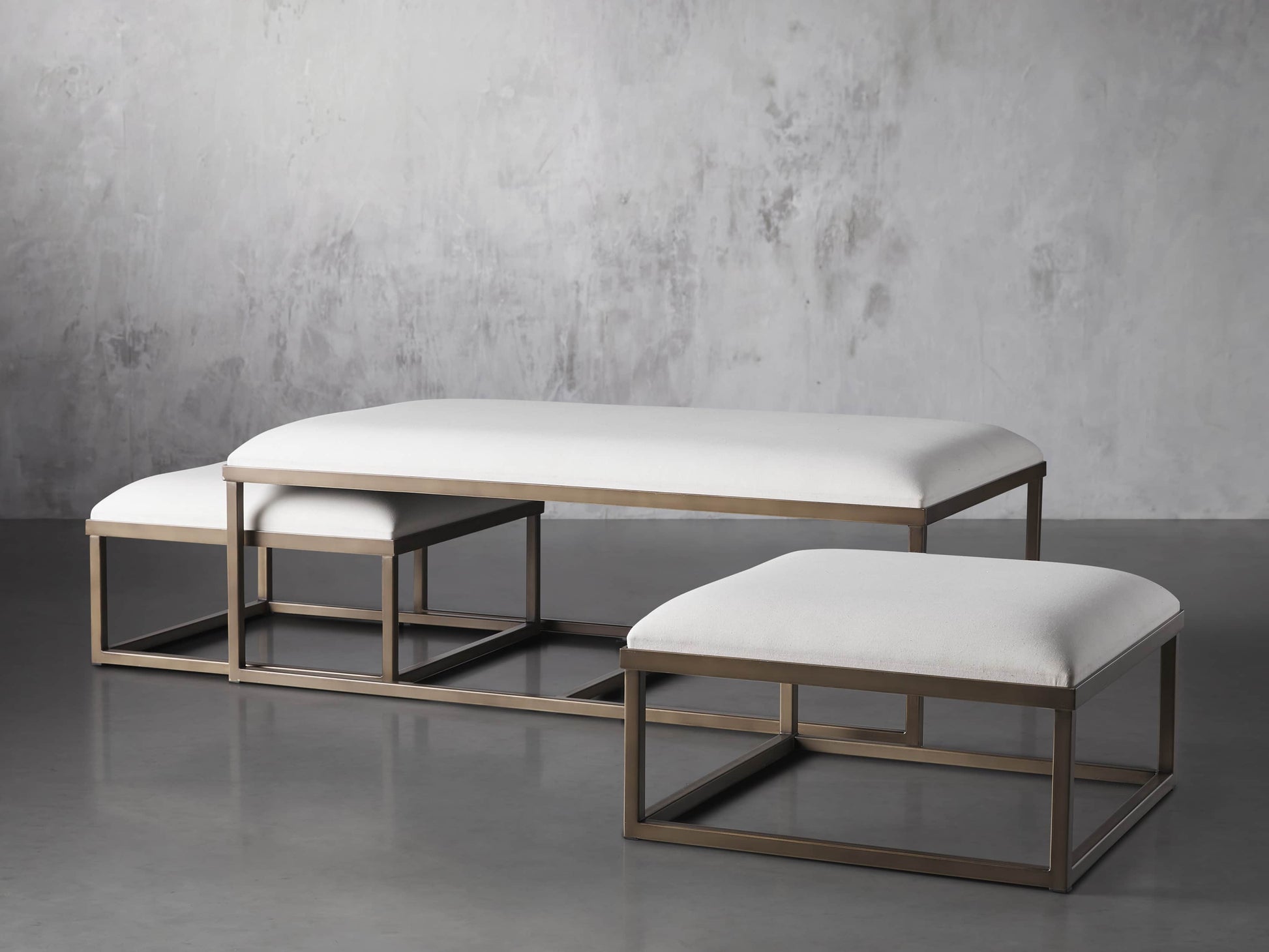 Palmer Upholstered Nesting Ottoman