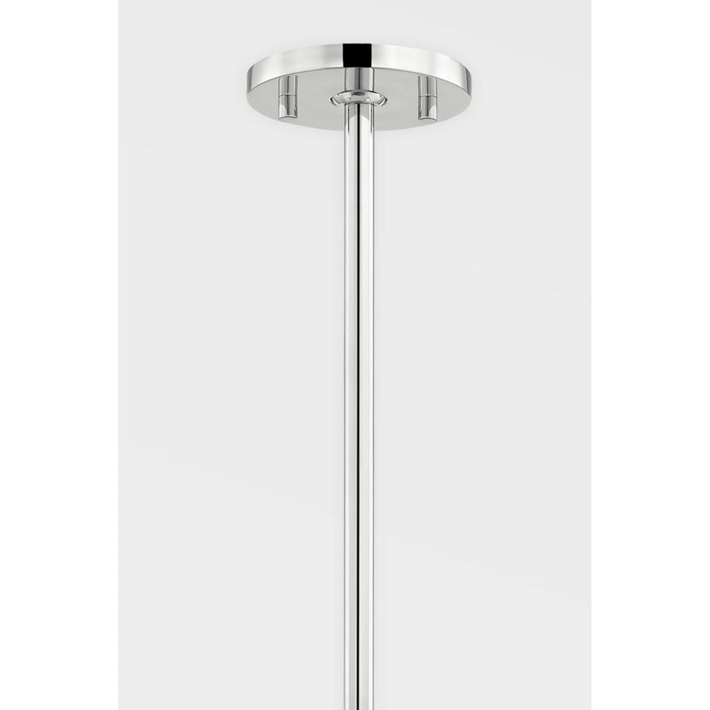 Lindley 1-Light Chandelier in Polished Nickel 54.5L x 54.5W x 4.625H