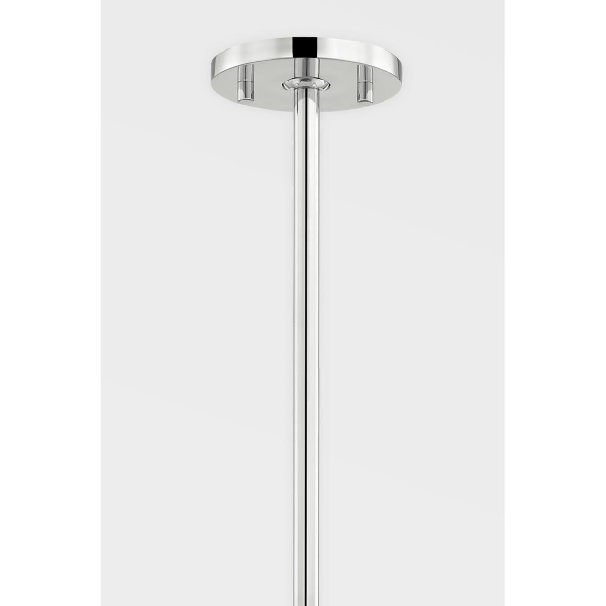 Lindley 1-Light Chandelier in Polished Nickel 54.5L x 54.5W x 4.625H