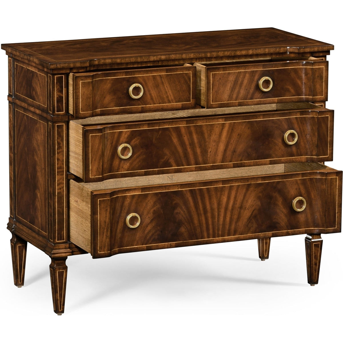 Jonathan Charles Buckingham Reverse Breakfront Chest of Drawers (494844-MAH)