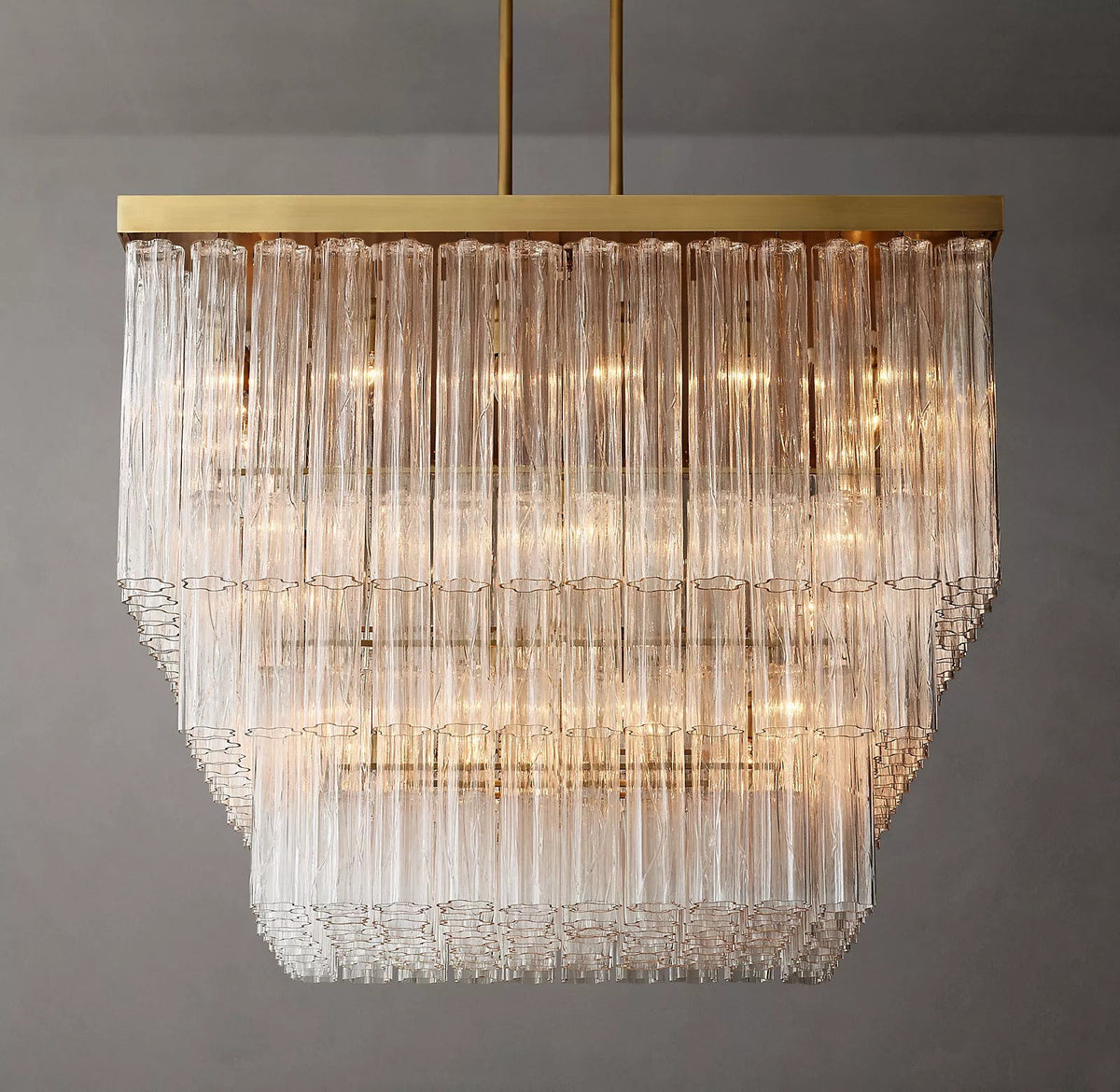 Cielo Square Chandelier 45" For Living Room