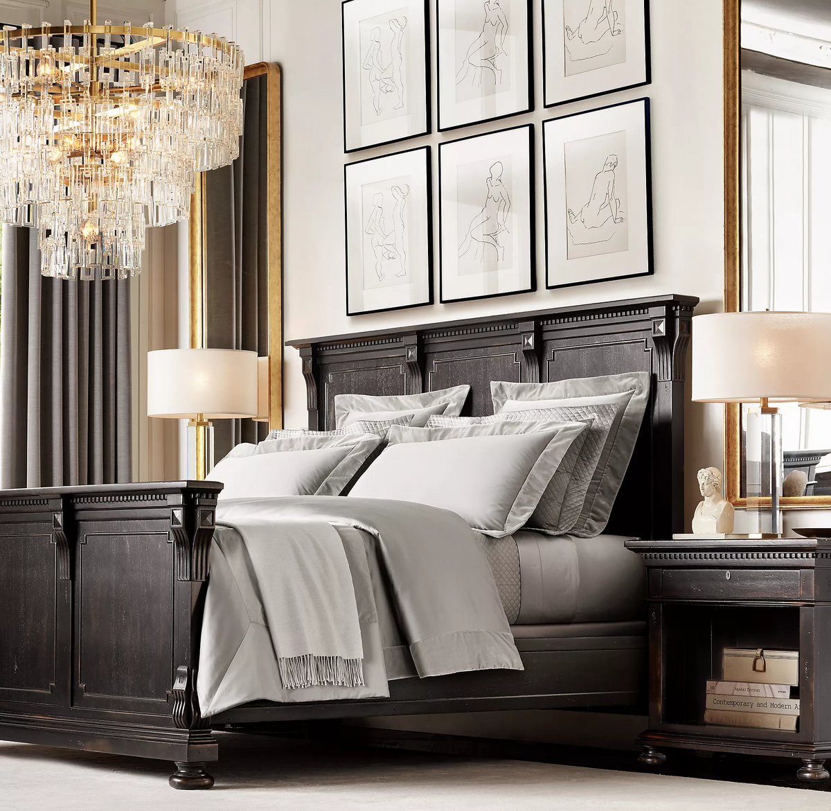 Marignan Tiered Round Chandelier 48"