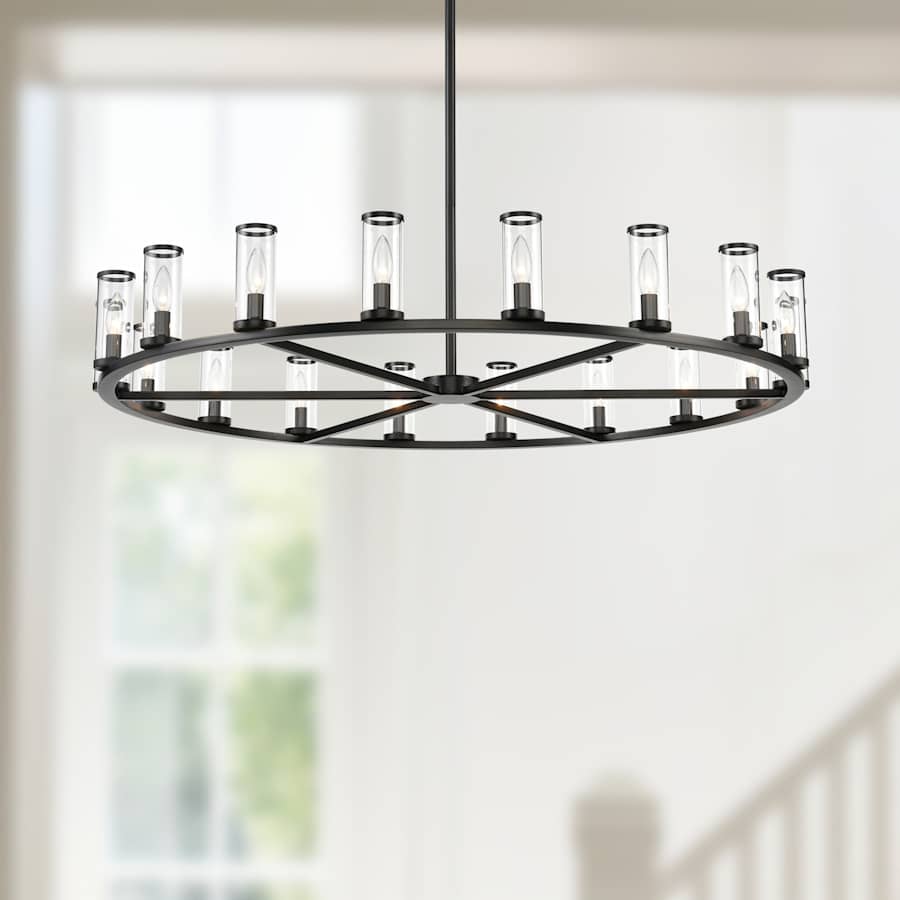 Alora Lighting Revolve 18 Light 47" Wide Taper Candle Chandelier