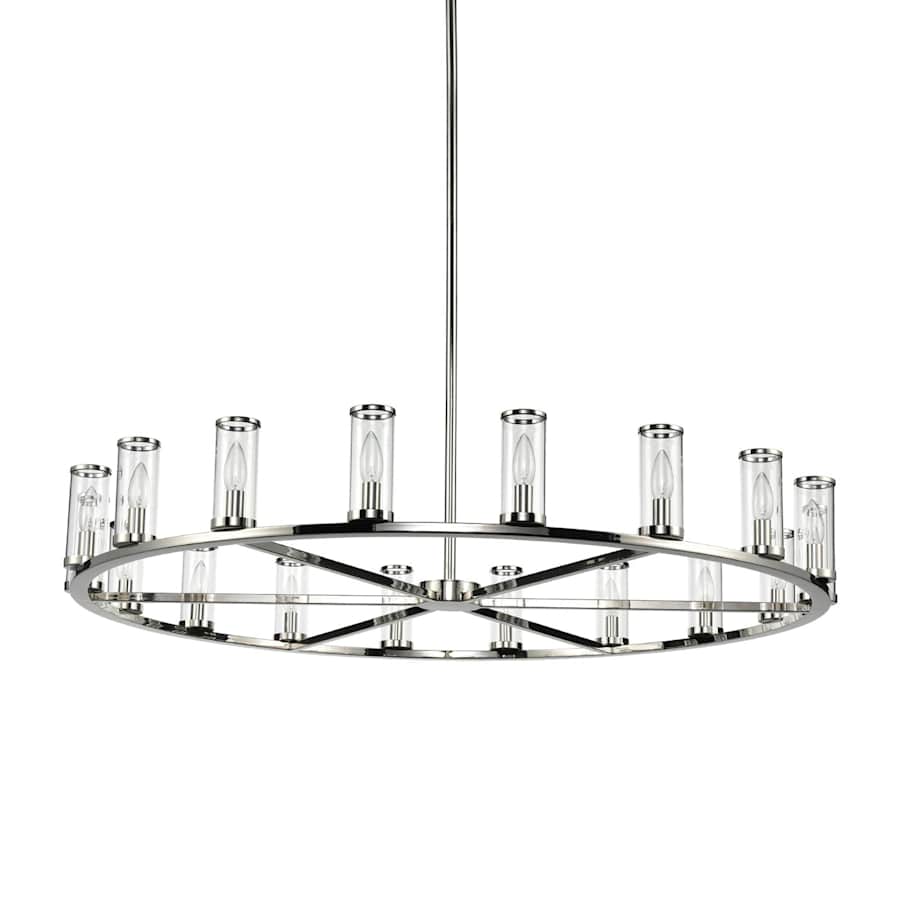 Alora Lighting Revolve 18 Light 47" Wide Taper Candle Chandelier