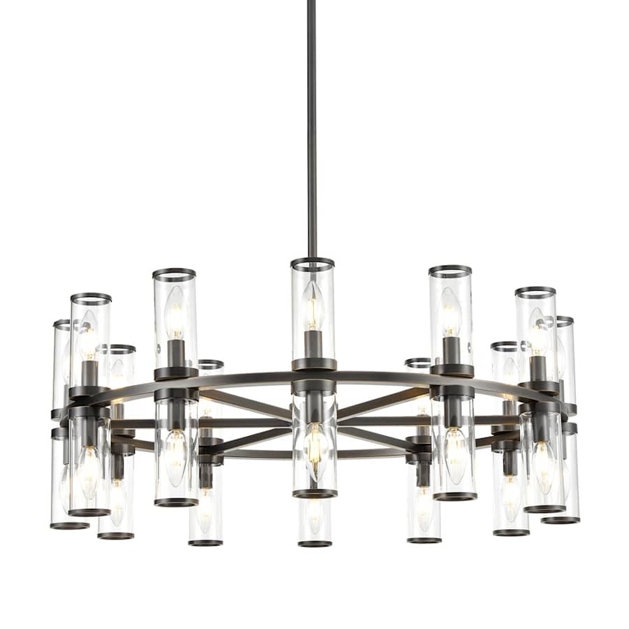 Alora Lighting Revolve 24 Light 32" Wide Taper Candle Chandelier