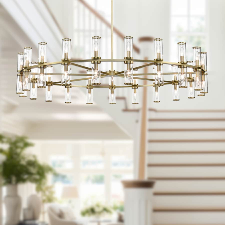 Alora Lighting Revolve 42 Light 60" Wide Taper Candle Chandelier