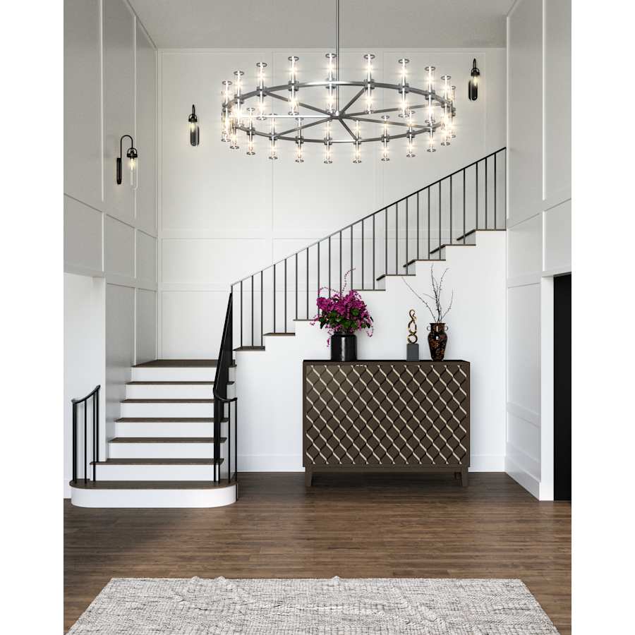 Alora Lighting Revolve 42 Light 60" Wide Taper Candle Chandelier