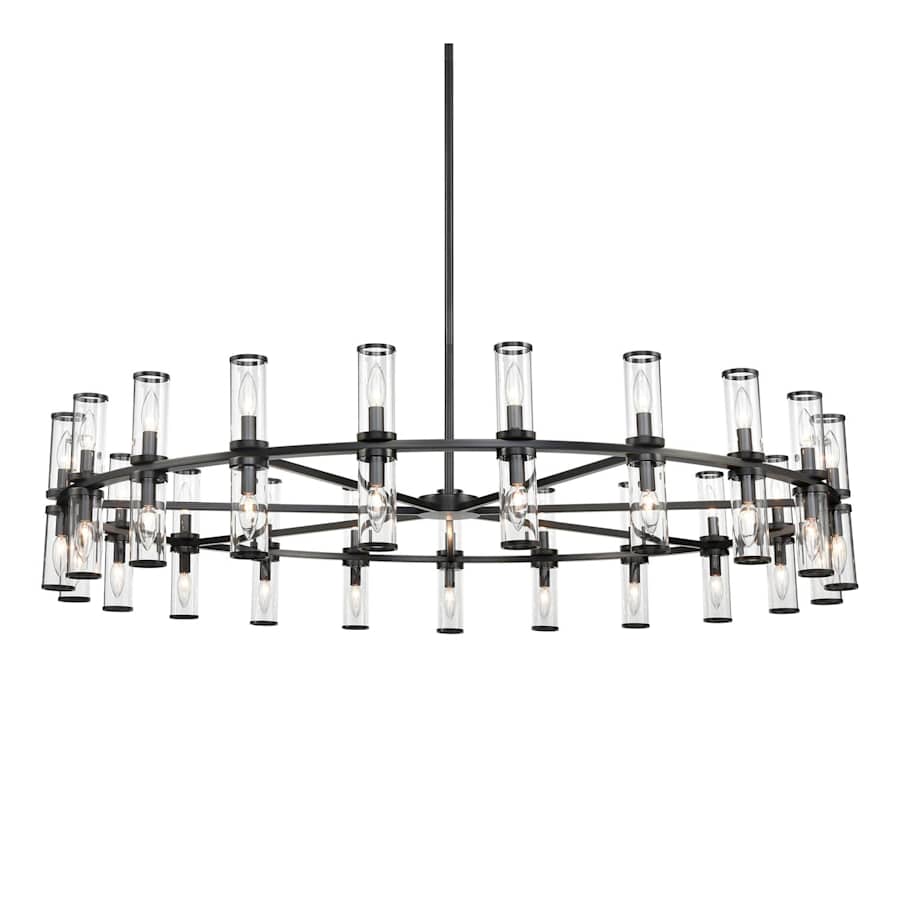 Alora Lighting Revolve 42 Light 60" Wide Taper Candle Chandelier