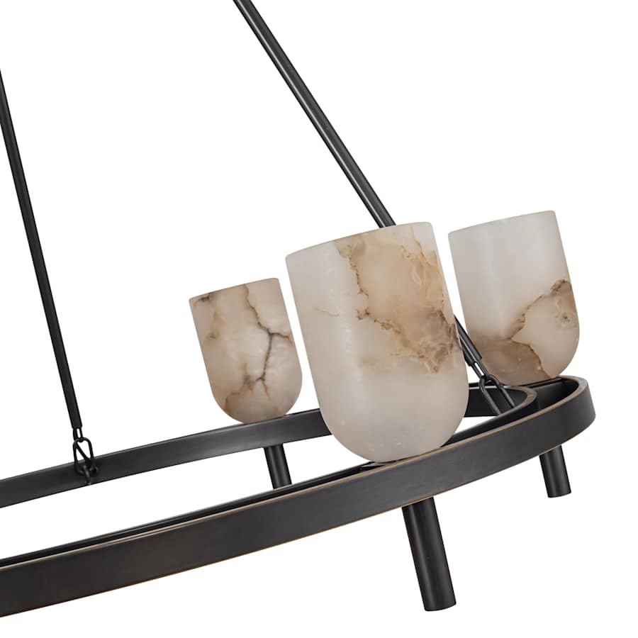 Alora Lighting Lucian 6 Light 32" Wide Ring Chandelier