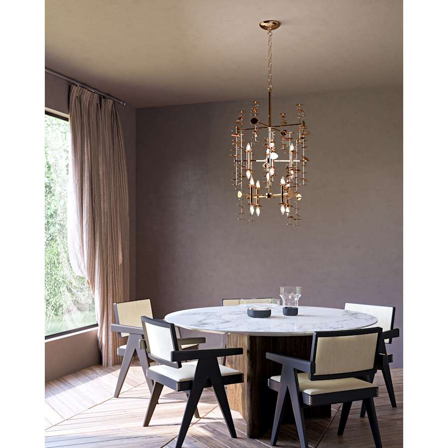 Alora Lighting Yukari 6 Light 31" Wide Chandelier