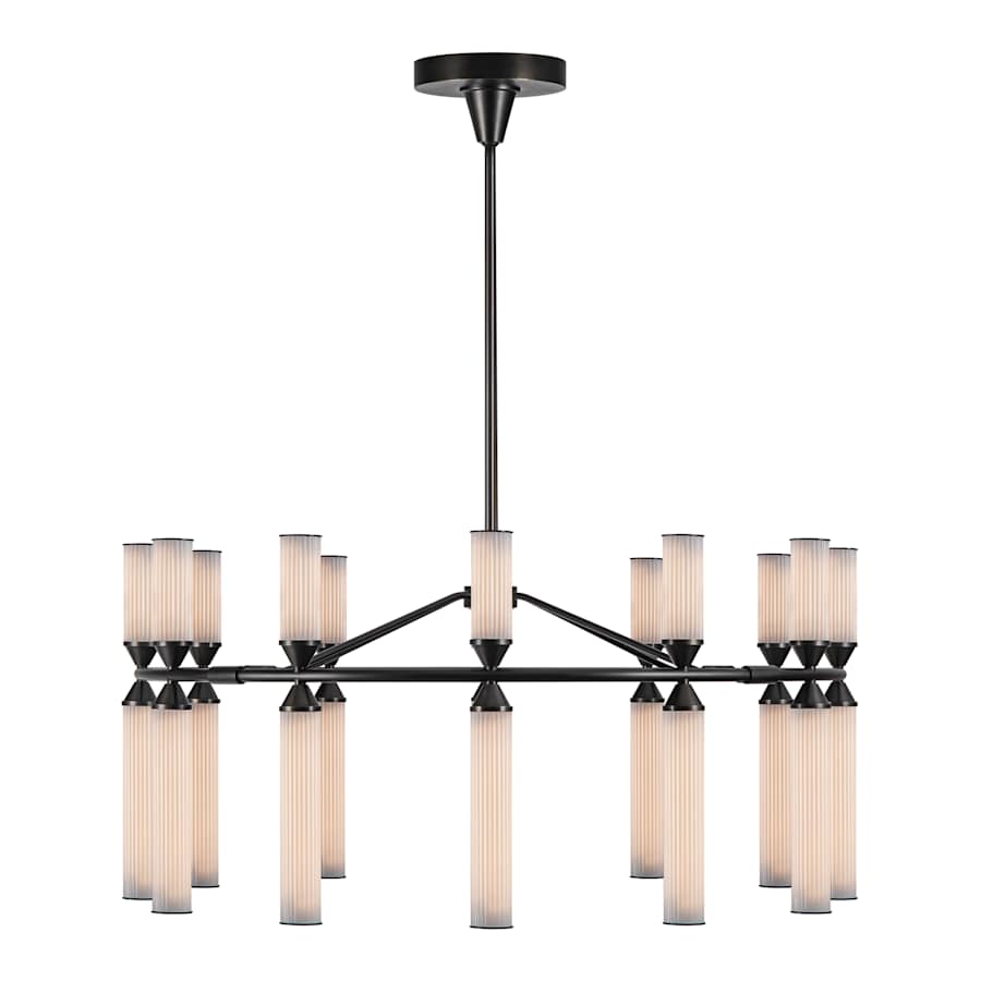 Alora Lighting Edwin 38" Wide LED Ring Chandelier