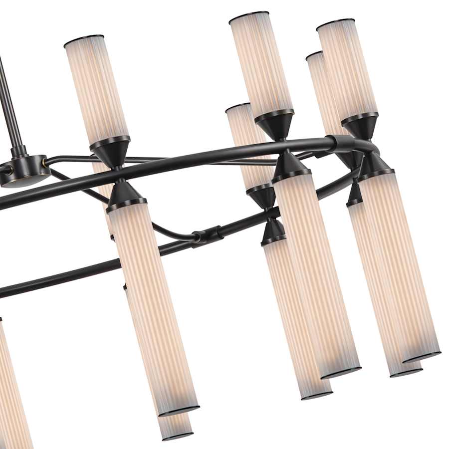 Alora Lighting Edwin 38" Wide LED Ring Chandelier