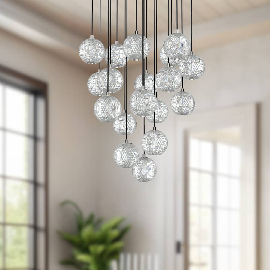 Alora Lighting Marni 21" Wide LED Multi Light Pendant