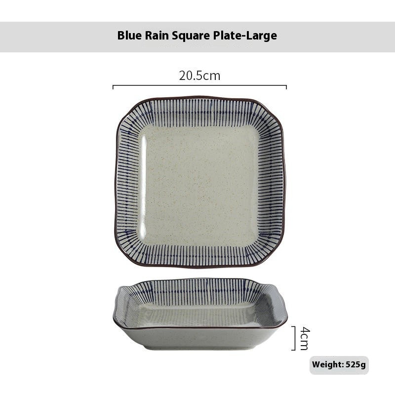 Aoki Rainfall Square Serving Plate