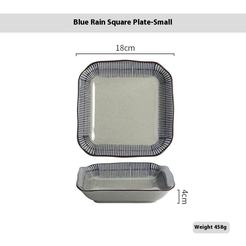 Aoki Rainfall Square Serving Plate