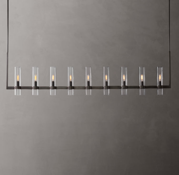 Artisan Glass Beam Chandelier