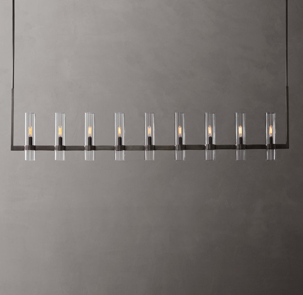 Artisan Glass Beam Chandelier