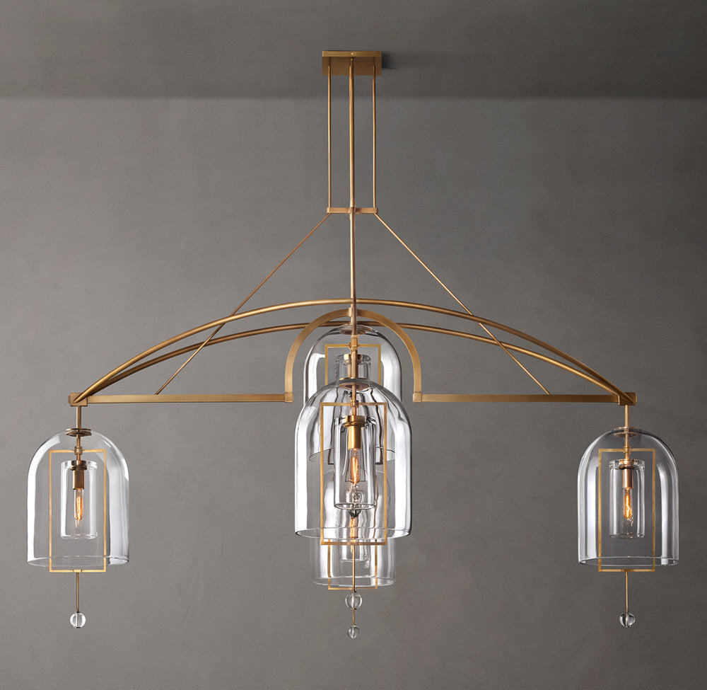 Artisan Glass Radial Chandelier