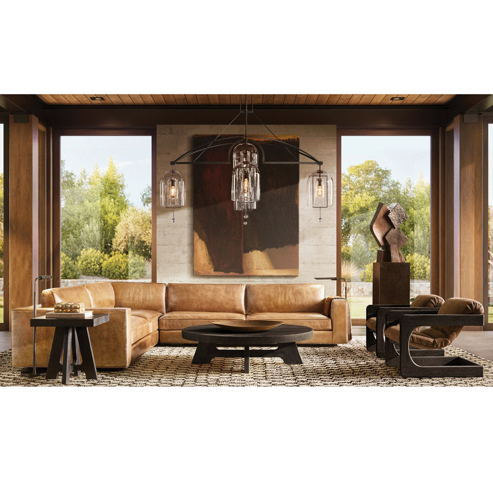 Artisan Glass Radial Chandelier