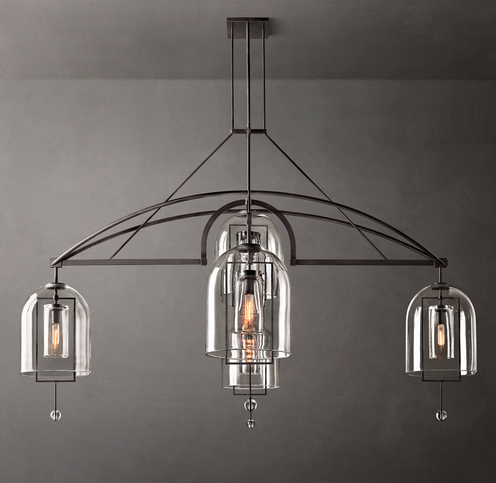 Artisan Glass Radial Chandelier