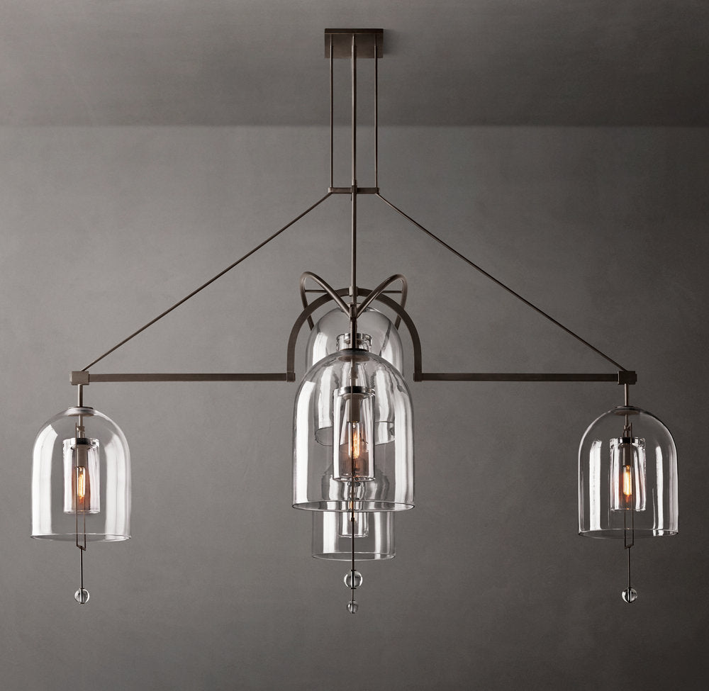 Artisan Glass Radial Chandelier