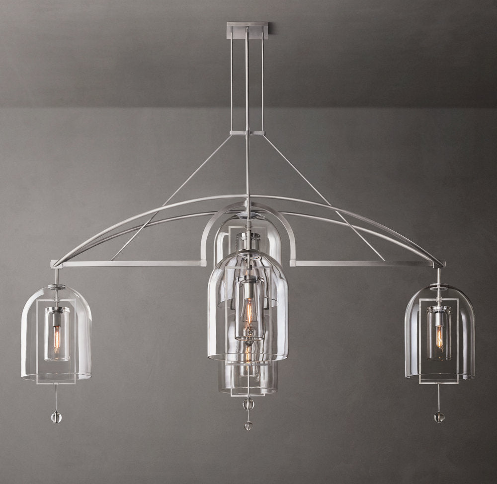 Artisan Glass Radial Chandelier