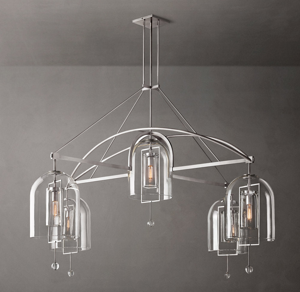 Artisan Glass Radial Chandelier