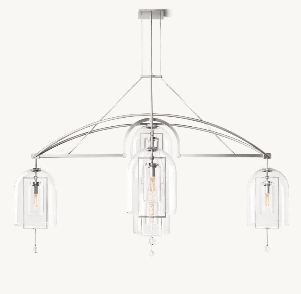 Artisan Glass Radial Chandelier