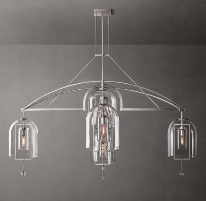 Artisan Glass Radial Chandelier
