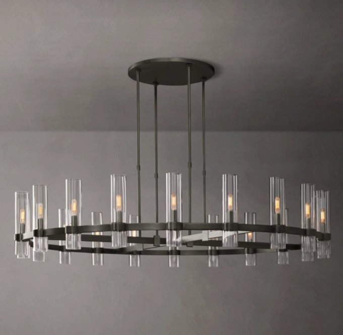 Artisan Glass Radiant Ring Chandelier