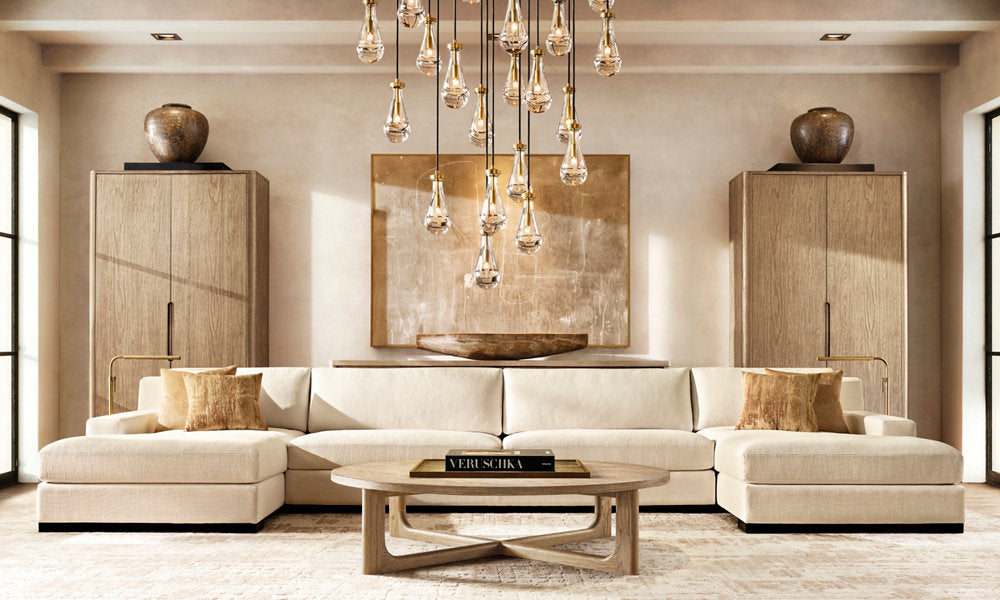 Artisan Glass Raindrop Chandelier
