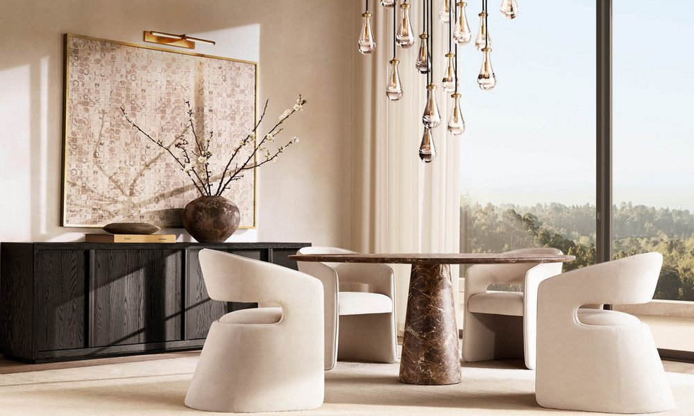 Artisan Glass Raindrop Chandelier
