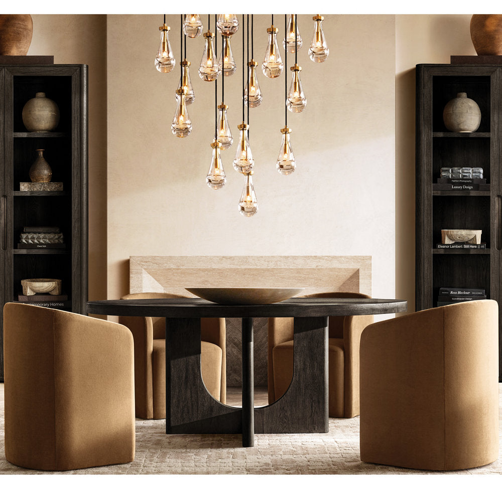 Artisan Glass Raindrop Chandelier