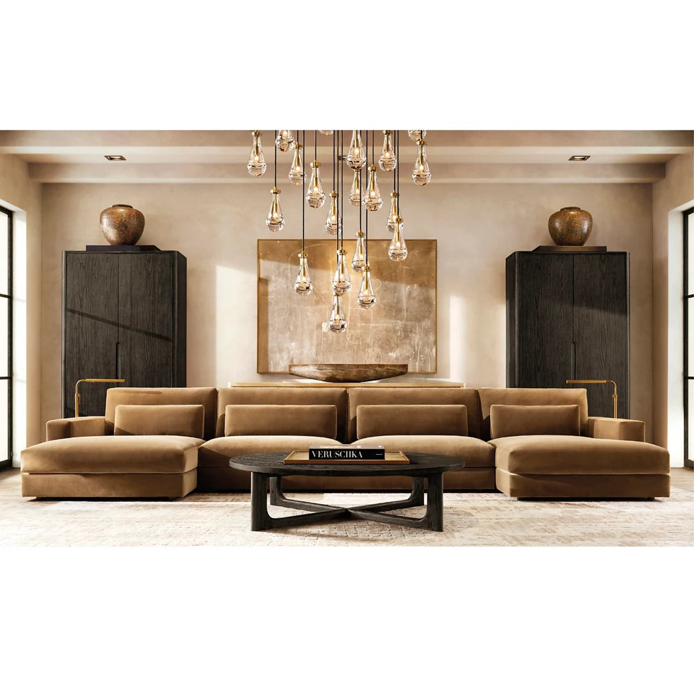 Artisan Glass Raindrop Chandelier