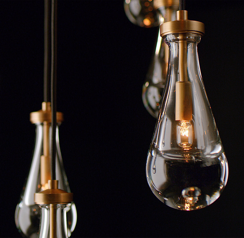 Artisan Glass Raindrop Chandelier