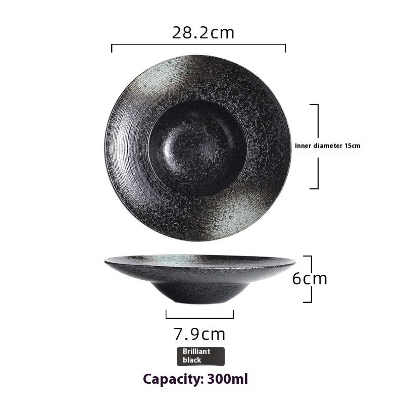 Astral Crest Deep Glaze Soup Plate