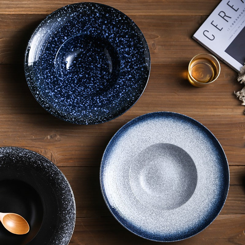 Astral Crest Deep Glaze Soup Plate