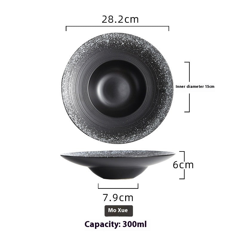 Astral Crest Deep Glaze Soup Plate