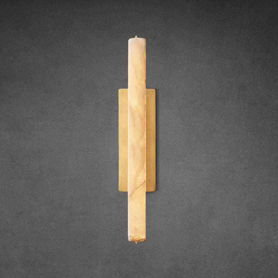 Aerie Alabaster Single Sconce